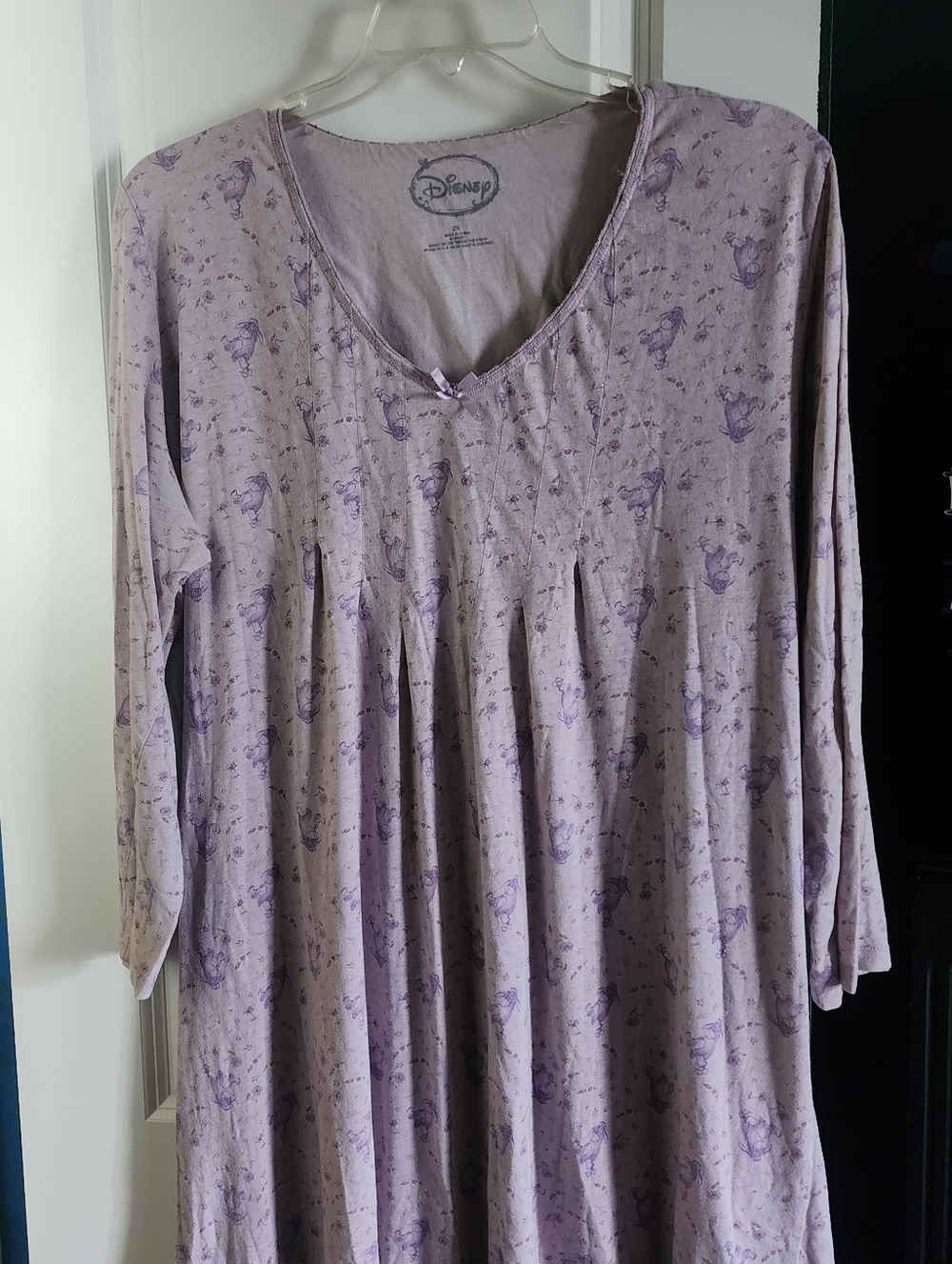 Eyeore Lavendar Disney Nightdress 2X